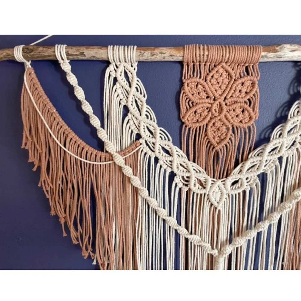 Mandala Macrame Wall Hanging, Bohemian Home Decor